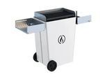 Linea VZ Party weiss - Pelletgrill mit Pyrolyse-Technologie auf Rädern