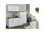 Küchenblock Toronto II m. Geräten Weiß