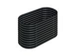 Hochbeet Stahl Oval - S - 160(L) x 80(W) x 80 (H) - Anthrazit