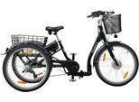 E-Bike SACHSENRAD "T3A Trio II Faltbar mit Alarmanlage" Gr. 40, schwarz, Elektrofahrräder, 40cm, 24 Zoll (60,96cm), Topseller