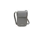 MARC O'POLO Handytasche "aus genarbtem Rindleder", basalt grau, B/H/T: 4cm x 15cm x 4cm, Taschen