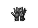 Torwarthandschuhe REUSCH "Attrakt Solid", Damen, Gr. 7.5, schwarz, 29% Polyester, 5% Lederimitat, 1% Baumwolle, Handschuhe, mit hochelastischem, sicherem Verschluss