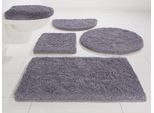 Badematte MÖVE "Superwuschel, Badvorleger, Badezimmer Teppich" Gr. 3, grau (stone), H:40mm, Polyester, Badematten, Badematte, Mikrofaser-Badematte, Badteppich, rechteckig, rund & als 3-tlg. Set