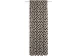 Vorhang ADAM "Dots" Gr. 2, lila, B:142cm H:175cm, Jacquard, Baumwolle, Leinen, Gardinen, aus Leinen und Bio-Baumwolle