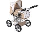Kombi-Puppenwagen CHIC2000 "Leni", rosa (bärchen), Puppenwagen, KinderB:37cm H:68cm T:64cm, Kunststoff, Metall, Stoff, Kombi-Puppenwagen, mit herausnehmbarer Tragetasche, B:37cm H:68cm T:64cm