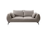 Mid.you , Hellbraun , Textil , Füllung: Schaumstoff,Silikon , 208x86x118 cm , Made in EU , Stoffauswahl ,