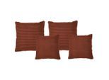 Livetastic , Kupferfarben , Textil , Füllung: Silikon, Schaumstoffflocken,Silikon, Schaumstoffflocken , 42x53 cm , Made in EU , Heimtextilien, Wohntextilien, Kissen, Zierkissen