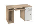 Möbelix , Weiß, Sonoma Eiche , Holzwerkstoff , 1 Schublade(n) Schubladen , rechteckig , 120x78x60 cm , Kinder- & Jugendzimmer, Kinderschreibtische