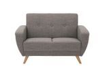 Max Winzer , Grau , Textil , Buche , 136x85x82 cm , Goldenes M, Made in Europe , Rücken echt ,