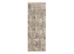 Dieter Knoll , Grau, Hellgrau, Dunkelgrau , Textil , rechteckig , 80x300 cm , Care & Fair , für Fußbodenheizung geeignet, in verschiedenen Größen erhältlich ,