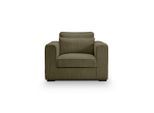 Mid.you , Khaki , Holz , Füllung: Komfortschaum , 120x92x112 cm , Made in EU, FSC MIX , Wohnzimmer, Sofas & Couches, Sofas, 2er Sofas