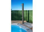 Gre , Schwarz , Metall, Kunststoff , 26.4x222x34 cm , Pools & Wasserspaß, Poolzubehör, Solarduschen
