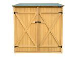 Ambia Garden , Braun , Holz , Hemlocktanne , 73x164x149 cm , Grüner Punkt, Europäischer Sicherheitsstandard, FSC 100% , Gartenmöbel, Gartenmöbelzubehör, Gartenschränke
