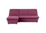 Looks by W.Joop , Weinrot , Textil , Uni , Ottomane links, L-Form , 214x168 cm , Made in EU, FSC MIX , Stoffauswahl, Rücken echt , Wohnzimmer, Sofas & Couches, Wohnlandschaften, Ecksofas