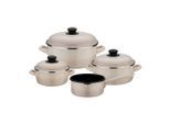 GSW , Creme , Metall , 16 cm , 1.4 l , ISO 9001 , kratzfest, hitzebeständige Griffe, hitzebeständig, geschmacksneutral, optimale Wärmeverteilung, leichte Reinigung, schadstofffrei gemäß EU-Standards , Kochen & Essen, Töpfe, Kochtopfsets