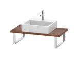 Duravit DuraStyle Konsole DS104C07979 für Aufsatzbecken, 1 Ausschnitt, Stärke 3 cm, Nussbaum natur