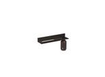 Laufen ASSIST Ablage H385AS14500011 400x100 mm, 1 Seifenspender rechts, schwarz matt