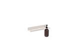 Laufen Ablage H385AS12680011 400x100 mm, 1 Seifenspender rechts, weiß matt