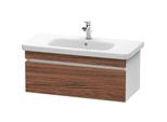 Duravit DuraStyle Waschtisch-Unterschrank DS638202118 93 x 44,8 cm, nussbaum dunkel/weiß matt, 1 Auszug, wandhängend