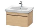 Duravit DuraStyle Waschtisch-Unterschrank DS638303030 60 x 45,3 cm, Eiche natur, 1 Auszug, wandhängend
