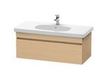Duravit DuraStyle Waschtisch-Unterschrank DS638503030 100 x 45,3 cm, Eiche natur, 1 Auszug, wandhängend