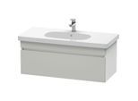 Duravit DuraStyle Waschtisch-Unterschrank DS638500718 100 x 45,3 cm, betongrau/weiß matt, 1 Auszug, wandhängend