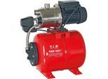 T.I.P. HWW 3600 I Hauswasserwerk - Edelstahl 31188, 3.600 l/h, 40 m Förderhöhe, 650 W, 18 l Druckkessel, kompakt