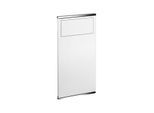 Keuco Modul Waschtisch 1 Plan Integral 44988015101 Anschlag links, verchromt/weiss lackiert