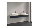 Villeroy und Boch Antao Waschtisch-Unterschrank L17053HG 160x19x50cm, Hahnlochbohrung, Waschbeckenplattenfarbe botticino, midnight blue matt lacquer