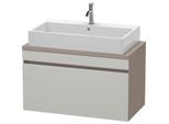 Duravit DuraStyle Waschtisch-Unterschrank DS530300743 90 x 47,8 cm, betongrau/basalt matt, für Konsole, 1 Auszug