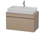 Duravit DuraStyle Waschtisch-Unterschrank DS530307543 90 x 47,8 cm, leinen/basalt matt, für Konsole, 1 Auszug