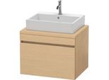 Duravit DuraStyle Waschtisch-Unterschrank DS531103030 70 x 54,8 cm, Eiche natur, für Konsole, 1 Auszug