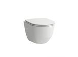 LAUFEN Pro Wand-Tiefspül-WC H8209654000001 weiß LCC, spülrandlos, Ausladung 49cm