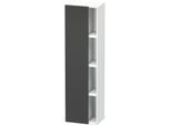 Duravit DuraStyle Hochschrank DS1249L4918 50x36x180cm, Tür links, graphit matt/weiß matt