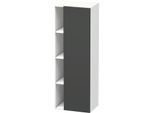 Duravit DuraStyle Hochschrank DS1239R4918 50x36x140cm, Tür rechts, graphit matt/weiß matt