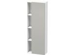 Duravit DuraStyle Hochschrank DS1238R0718 50x24x140cm, Tür rechts, betongrau/weiß matt