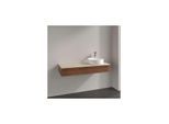 Villeroy und Boch Antao Waschtisch-Unterschrank K12113HM 120x19x50cm, Waschbeckenplattenfarbe botticino, warm walnut