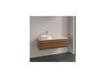 Villeroy und Boch Antao Waschtisch-Unterschrank K22013HM 120x36x50cm, Waschbeckenplattenfarbe botticino, warm walnut