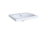 Geberit Acanto Waschtisch 500620012 60 x 48,2 cm, mit Hahnloch, mit Überlauf, weiß