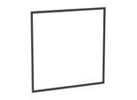 Geberit One Abdeckrahmen 505844003 105 cm, schwarz matt/Aluminium pulverbeschichtet, Unterputz-Montage