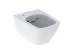 Geberit Smyle Square Wand-Tiefspül-WC 500379018 4,5 l, verkürzte Ausladung, geschlossenen, Rimfree, weiß/KeraTect