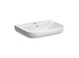 Geberit Smyle Waschtisch 500230018 weiss KeraTect, 65x48cm, mit Hahnloch und Überlauf