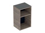 Geberit Smyle Square Seitenschrank 500358JR1 36x60x29,9cm, offen, Holzstruktur Nussbaum hickory