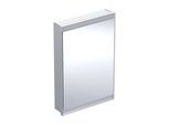 Geberit One Spiegelschrank 505801001 60x90x15cm, mit ComfortLight, 1 Tür, Anschlag rechts, Aluminium eloxiert