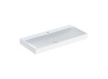 Geberit One Waschtisch 505020014 105 cm, Hahnloch mittig, ohne Überlauf, weiß KeraTect