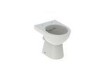 Geberit Renova Stand-Tiefspül-WC 500480002 Abgang horizontal, teilgeschlossene Form, Rimfree, pergamon