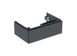 Geberit One Waschtisch-Unterschrank 505072008 74 x 50,4 x 47 cm, mattschwarz, 1 Schubladen