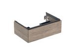 Geberit One Waschtisch-Unterschrank 505072006 74 x 50,4 x 47 cm, Nussbaum hickory/Melamin Holzstruktur, 1 Schubladen