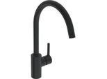 Hansa HANSAVANTIS Küchenarmatur 5222116733 seitenbedient, Niederdruck, Ausladung 247mm, matt-schwarz
