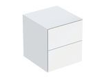 Geberit One Seitenschrank 505077001 45x49,2x47cm, 2 Schubladen, weiß/lackiert hochglänzend